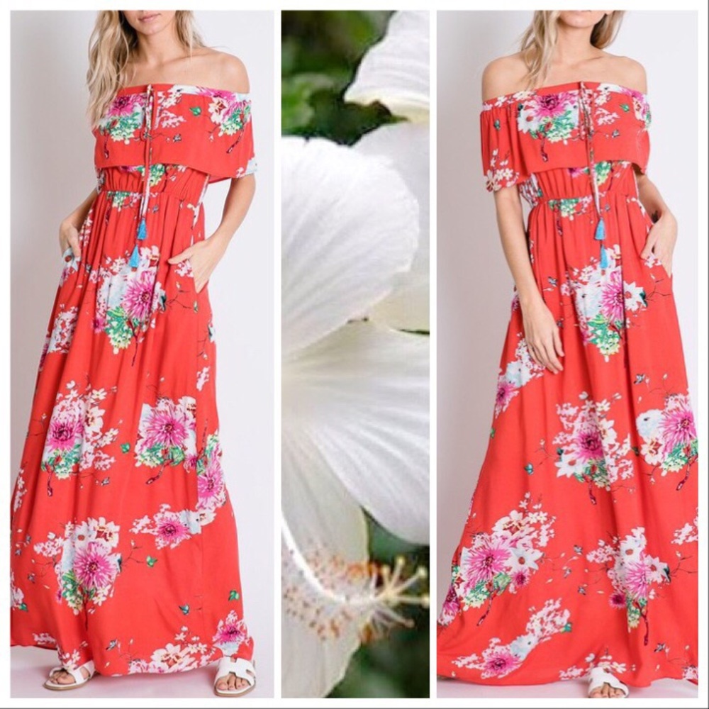The Abigail Sweet Floral Maxi Dress - Picture 5 of 6